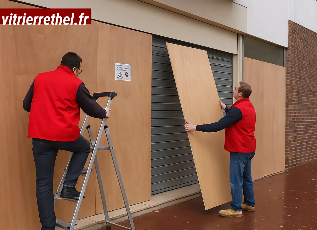 Mise en sécurité fermeture provisoire Rethel