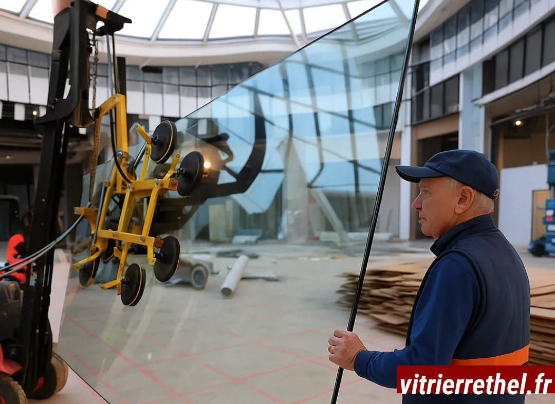 Remplacement de vitrine magasin Rethel